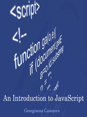 cover image of An Introduction to JavaScript